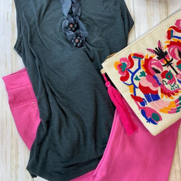 Development by Erica Davies Dark Gray Tank - Picture 8 of 16